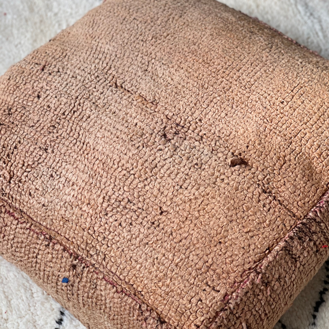 Vintage Berber Pouffe - 114