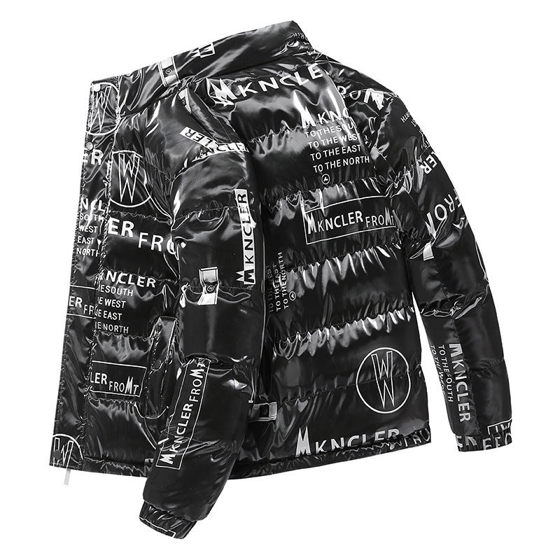 Printed Coat Winter Men&#39;s Fashion